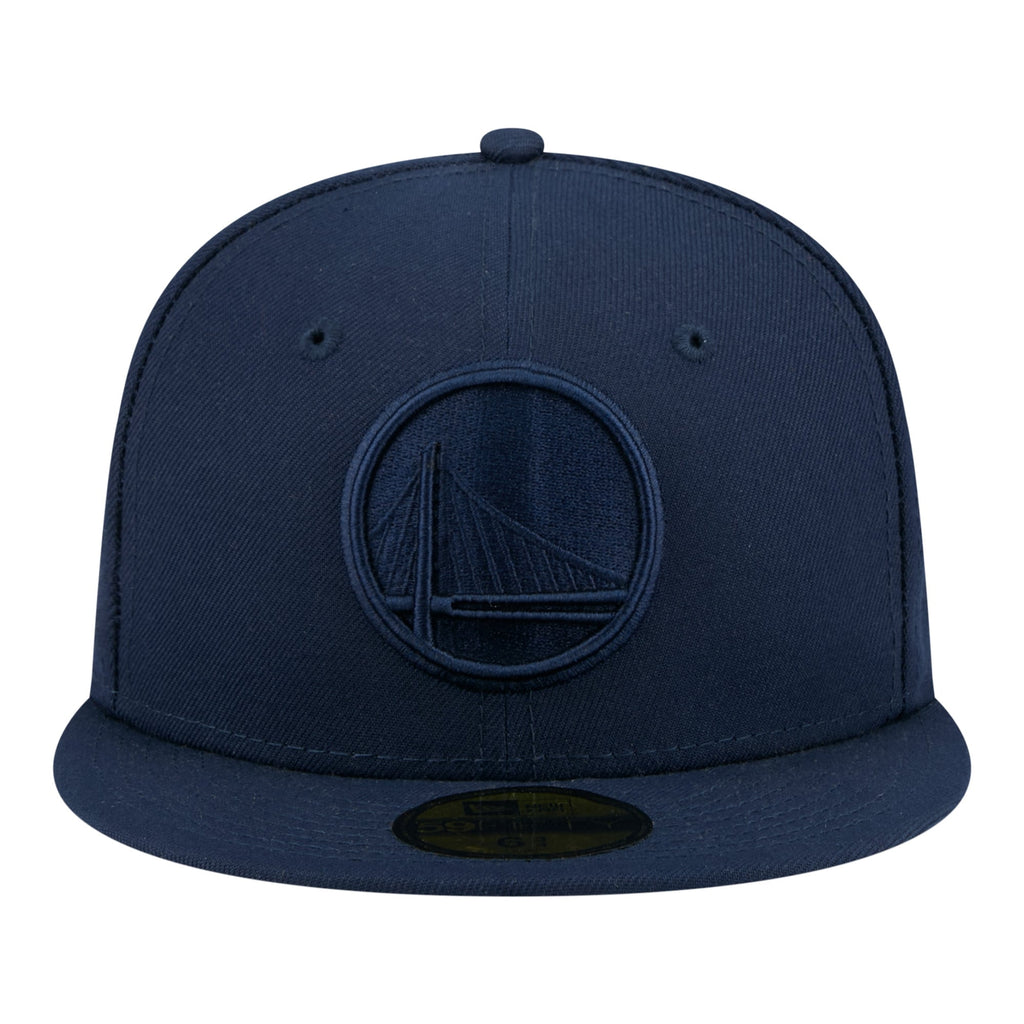 Men's Golden State Warriors New Era Navy Tonal Color Pack 59FIFTY Fitted Hat