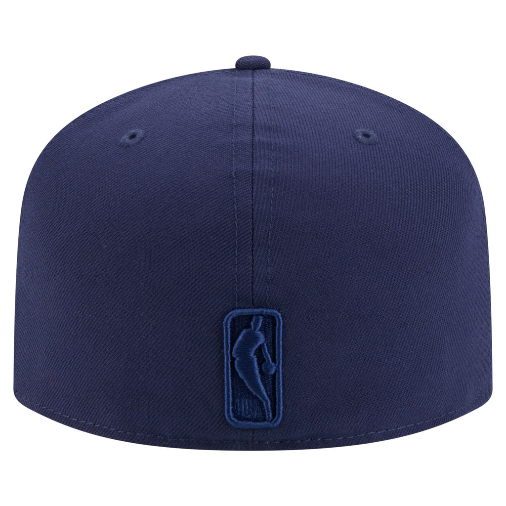 Men's Memphis Grizzlies  New Era Navy Colorpack A-Frame Pinch Front 59FIFTY Fitted Hat