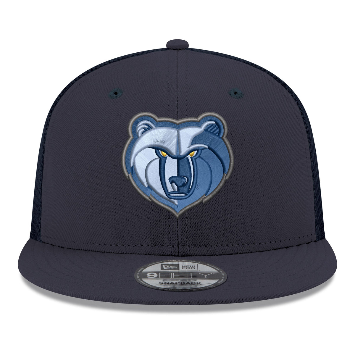 Men's Memphis Grizzlies New Era Navy Core Logo Meshback 9FIFTY Snapback Hat