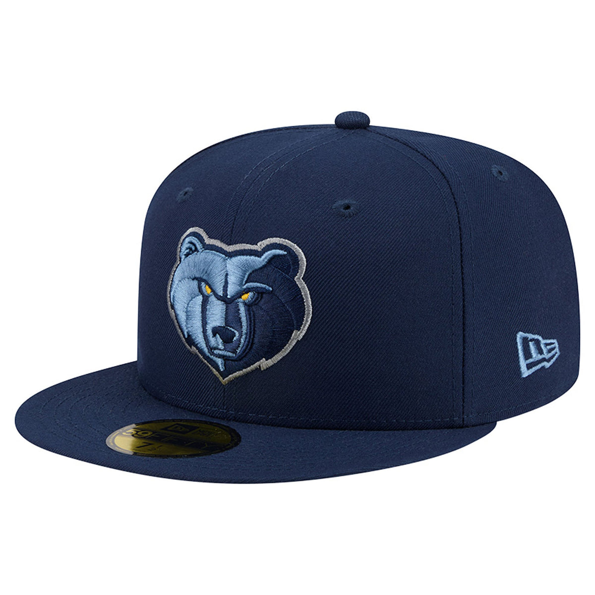 Men's Memphis Grizzlies  New Era Navy Team 59FIFTY Fitted Hat