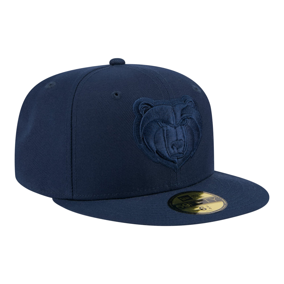 Men's Memphis Grizzlies New Era Navy Tonal Color Pack 59FIFTY Fitted Hat