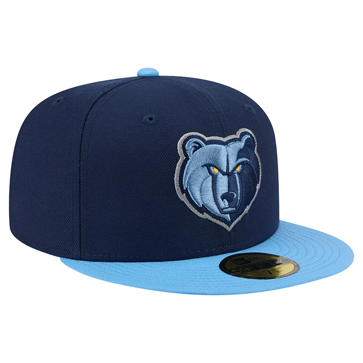 Men's Memphis Grizzlies New Era Navy Two-Tone 59FIFTY Fitted Hat
