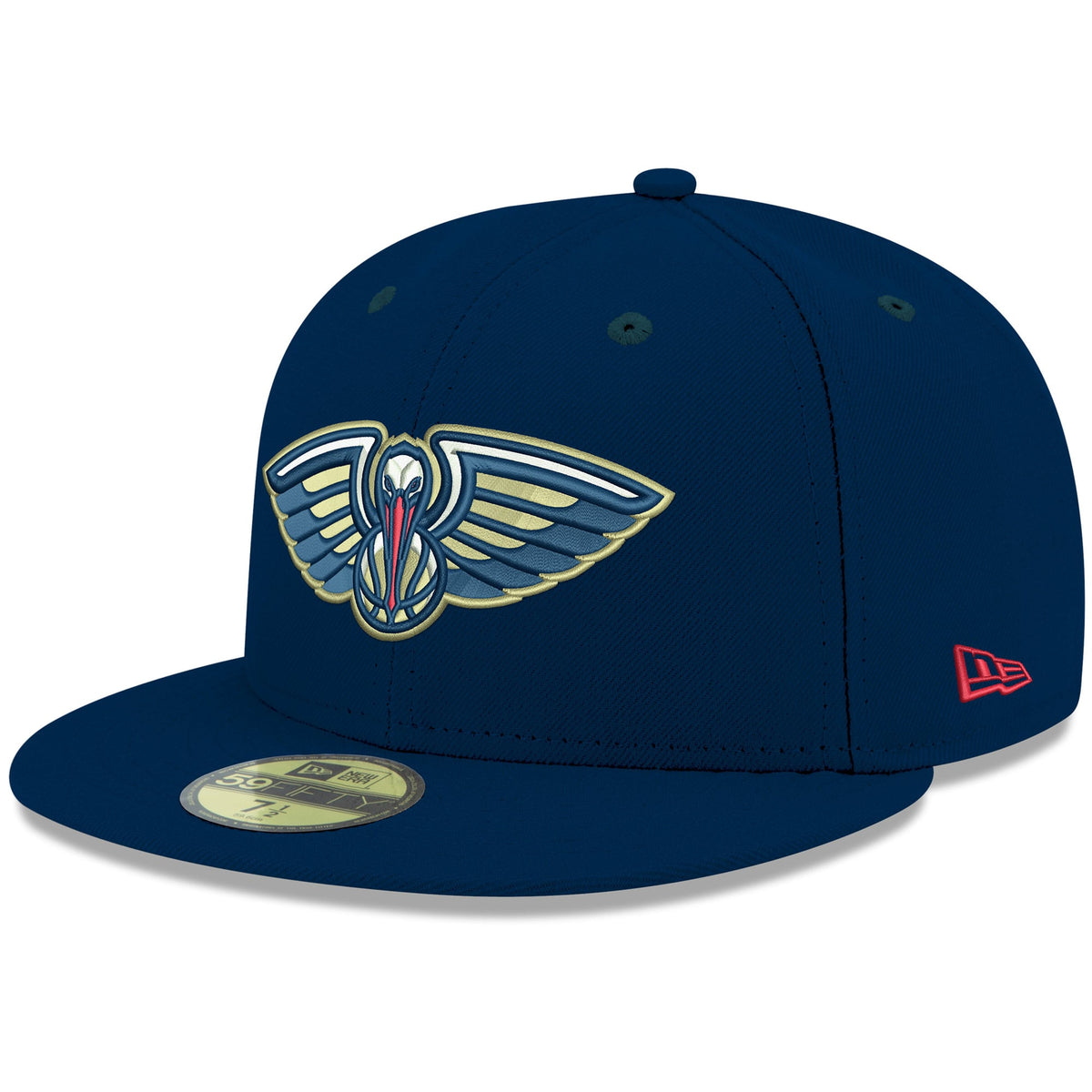 Men's New Orleans Pelicans New Era Navy Official Team Color 59FIFTY Fitted Hat