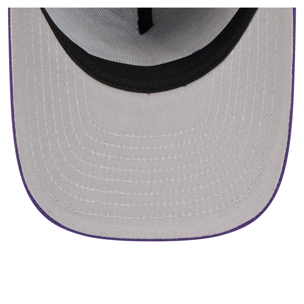 Men's Los Angeles Lakers  New Era Purple Injection Cartoon Logo A-Frame 59FIFTY Fitted Hat