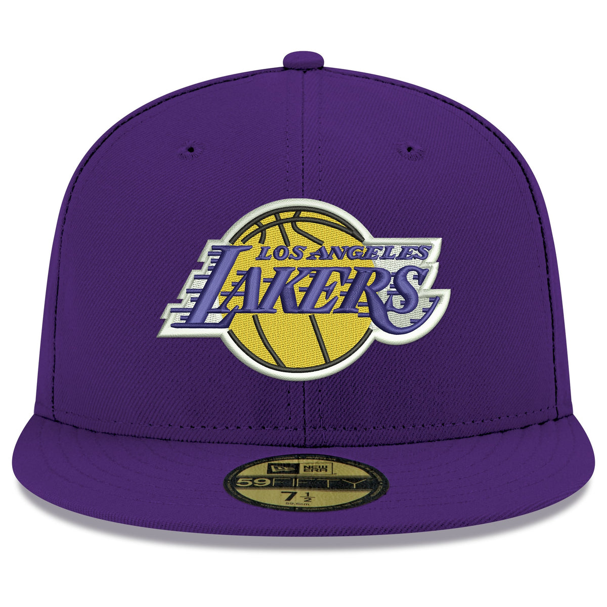 Men's Los Angeles Lakers  New Era Purple Team 59FIFTY Fitted Hat