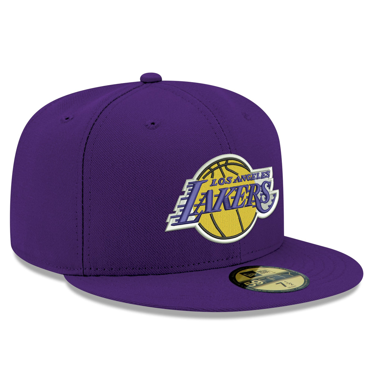 Men's Los Angeles Lakers  New Era Purple Team 59FIFTY Fitted Hat