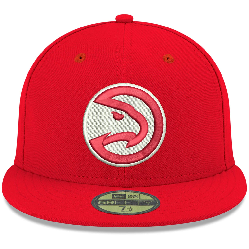 Men's Atlanta Hawks New Era Red Official Team Color 59FIFTY Fitted Hat