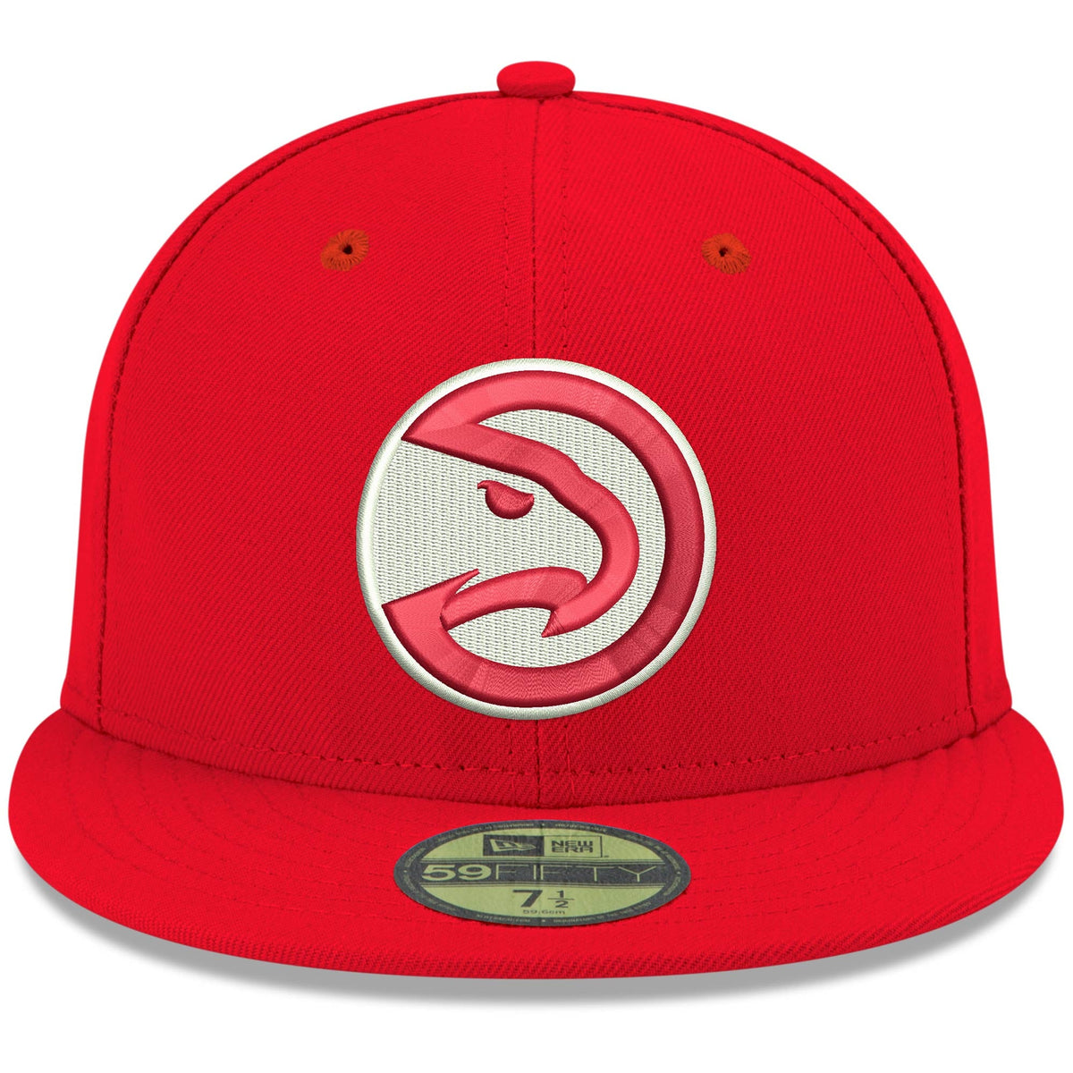 Men's Atlanta Hawks New Era Red Official Team Color 59FIFTY Fitted Hat