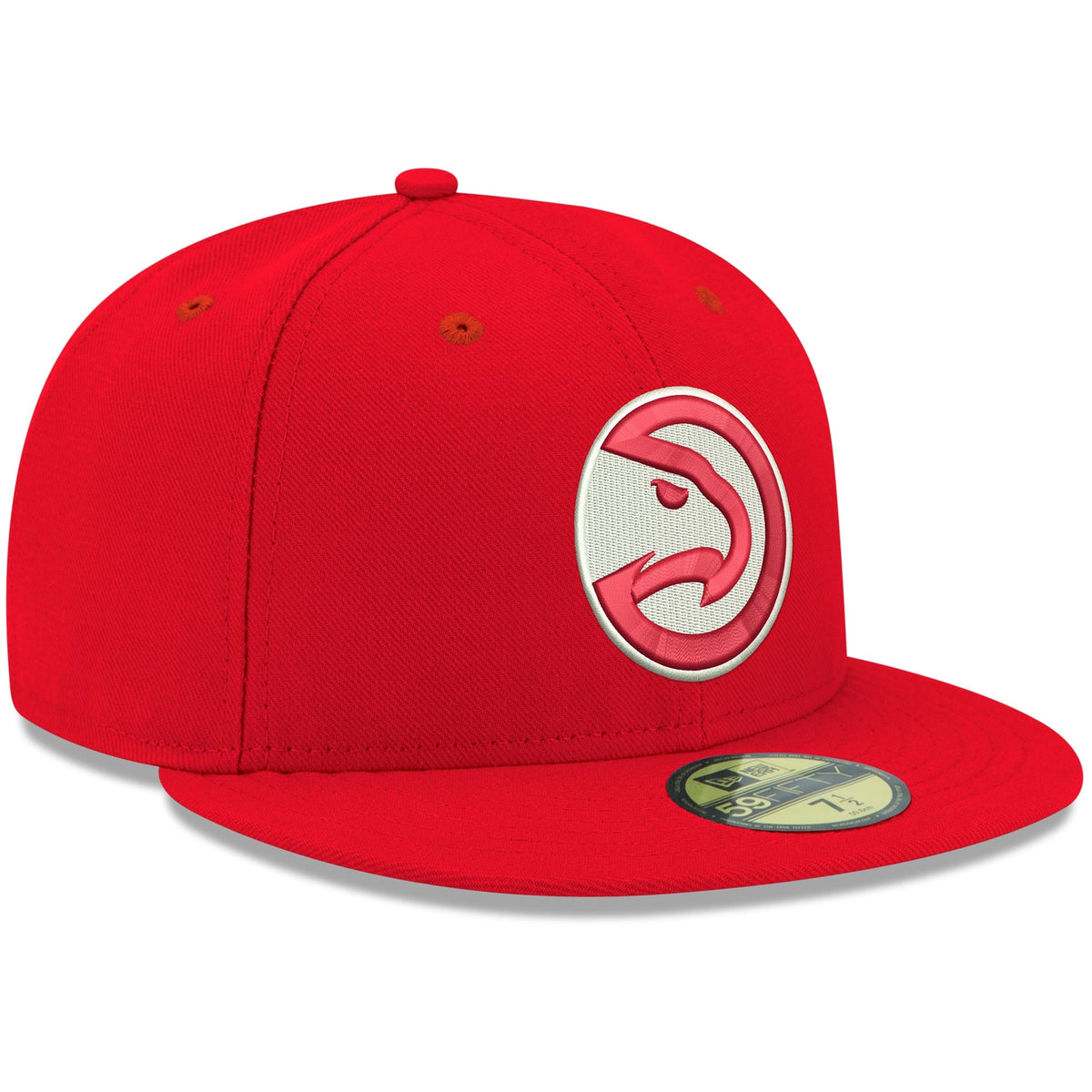 Men's Atlanta Hawks New Era Red Official Team Color 59FIFTY Fitted Hat