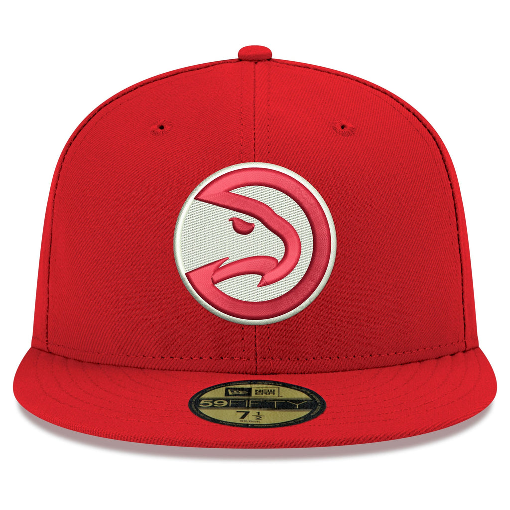 Men's Atlanta Hawks  New Era Red Team 59FIFTY Fitted Hat