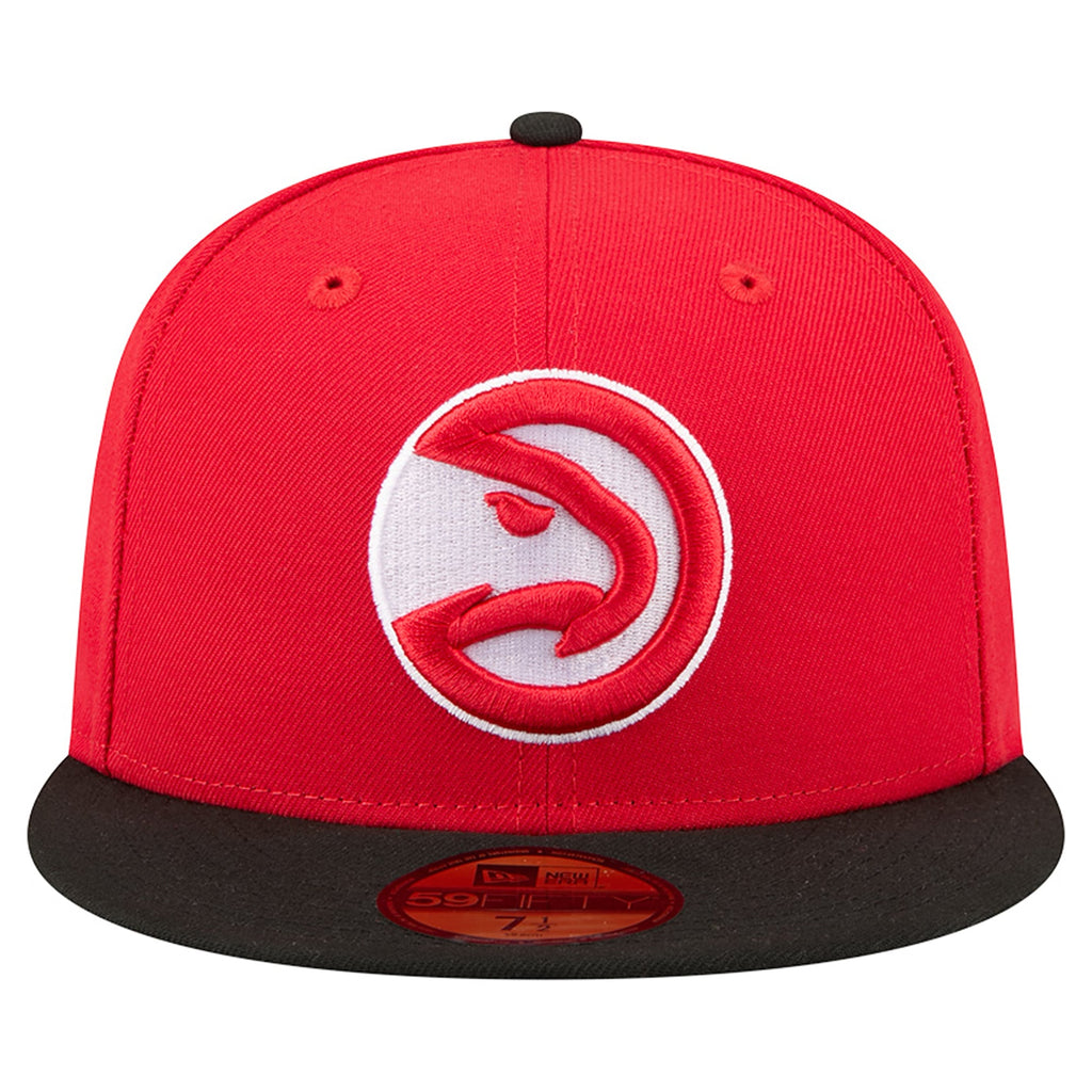Men's Atlanta Hawks New Era Red Two-Tone 59FIFTY Fitted Hat