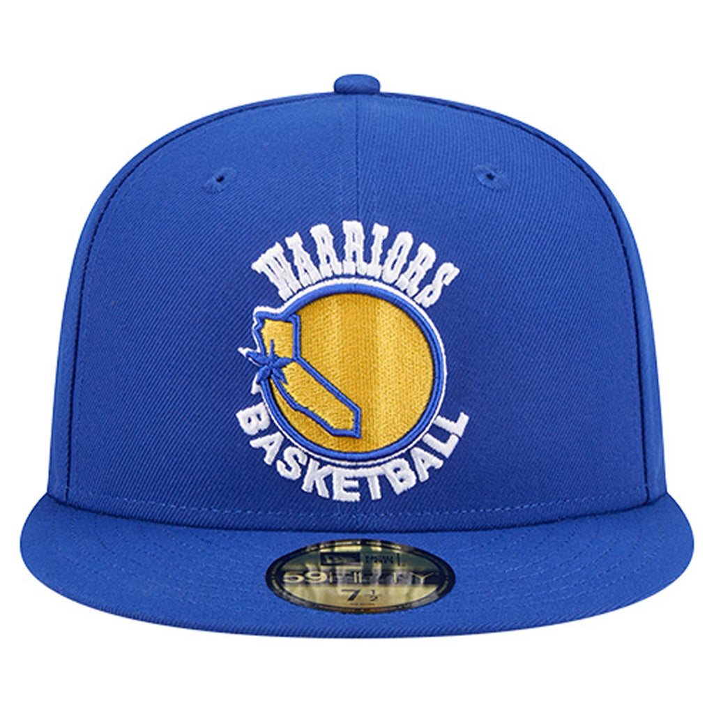 Men's Golden State Warriors  New Era Royal Core Logo 59FIFTY Fitted Hat