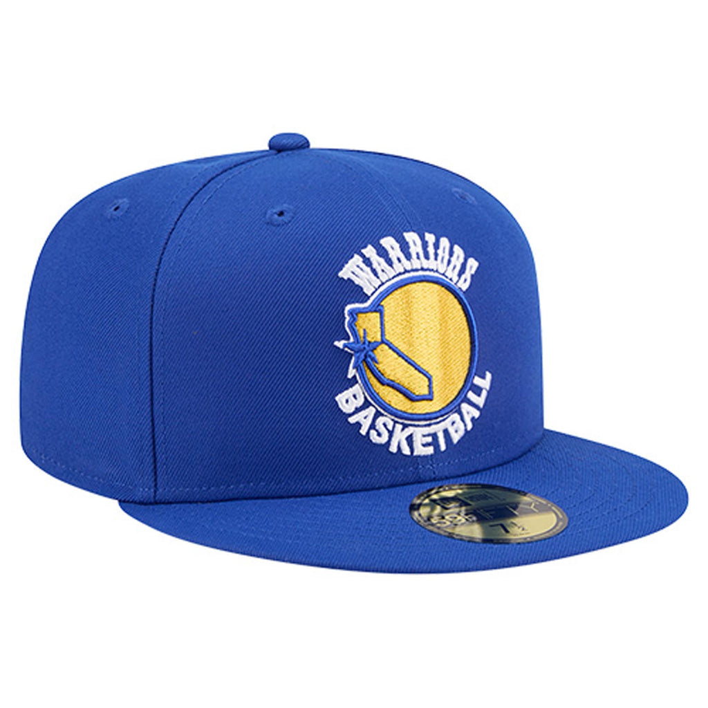 Men's Golden State Warriors  New Era Royal Core Logo 59FIFTY Fitted Hat