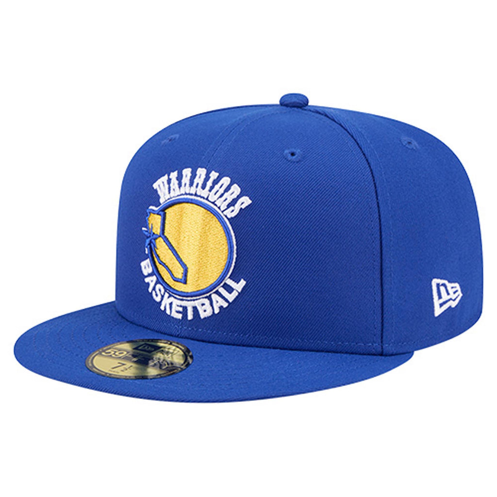 Men's Golden State Warriors  New Era Royal Core Logo 59FIFTY Fitted Hat