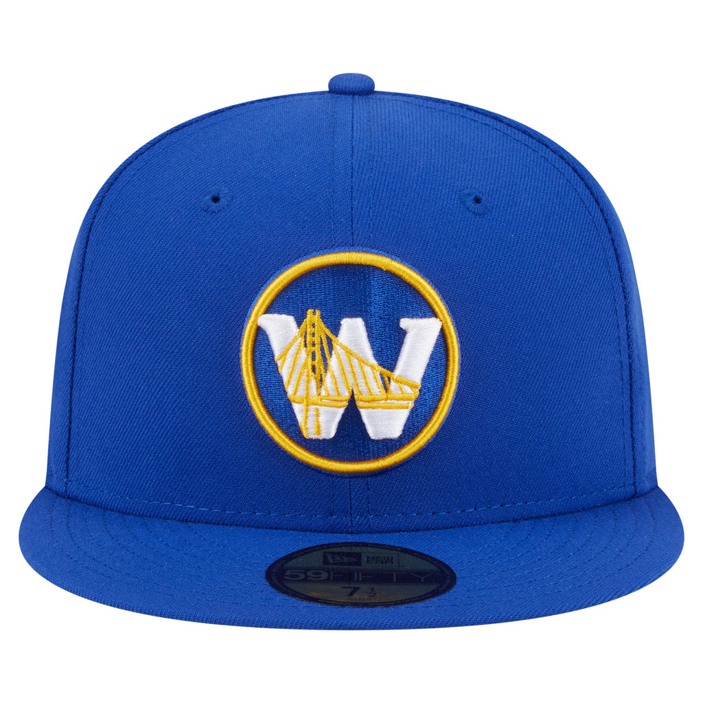 Men's Golden State Warriors  New Era Royal Deceptor 59FIFTY Fitted Hat