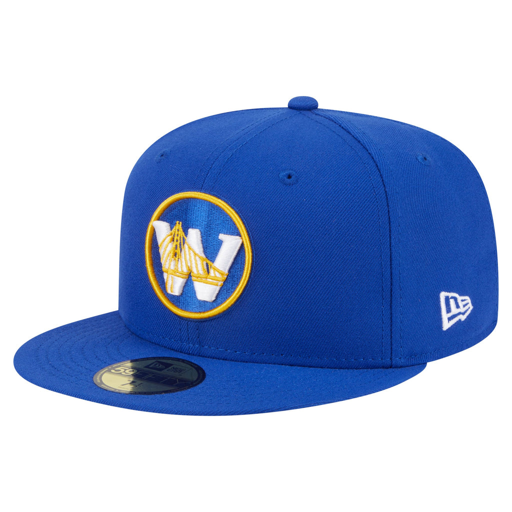 Men's Golden State Warriors  New Era Royal Deceptor 59FIFTY Fitted Hat