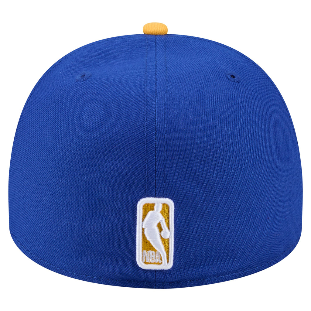 Men's Golden State Warriors  New Era Royal Injection Cartoon Logo A-Frame 59FIFTY Fitted Hat