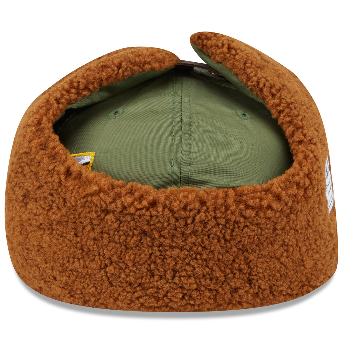 Men's Los Angeles Lakers New Era x Alpha Industries Olive Dog Ear 59FIFTY Fitted Hat