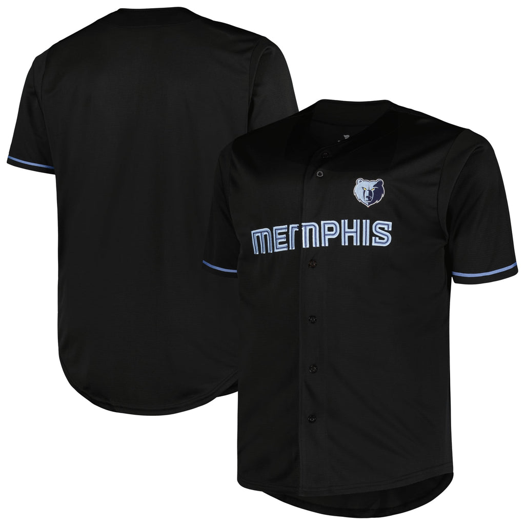 Men's Memphis Grizzlies Profile Black Big & Tall Pop Jersey