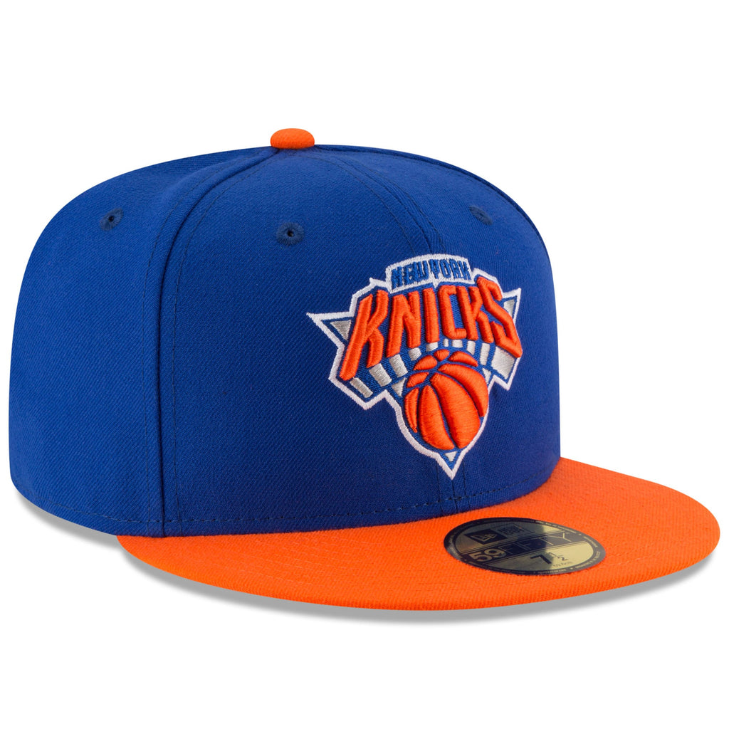 Men's New York Knicks New Era Royal/Orange Official Team Color 2Tone 59FIFTY Fitted Hat