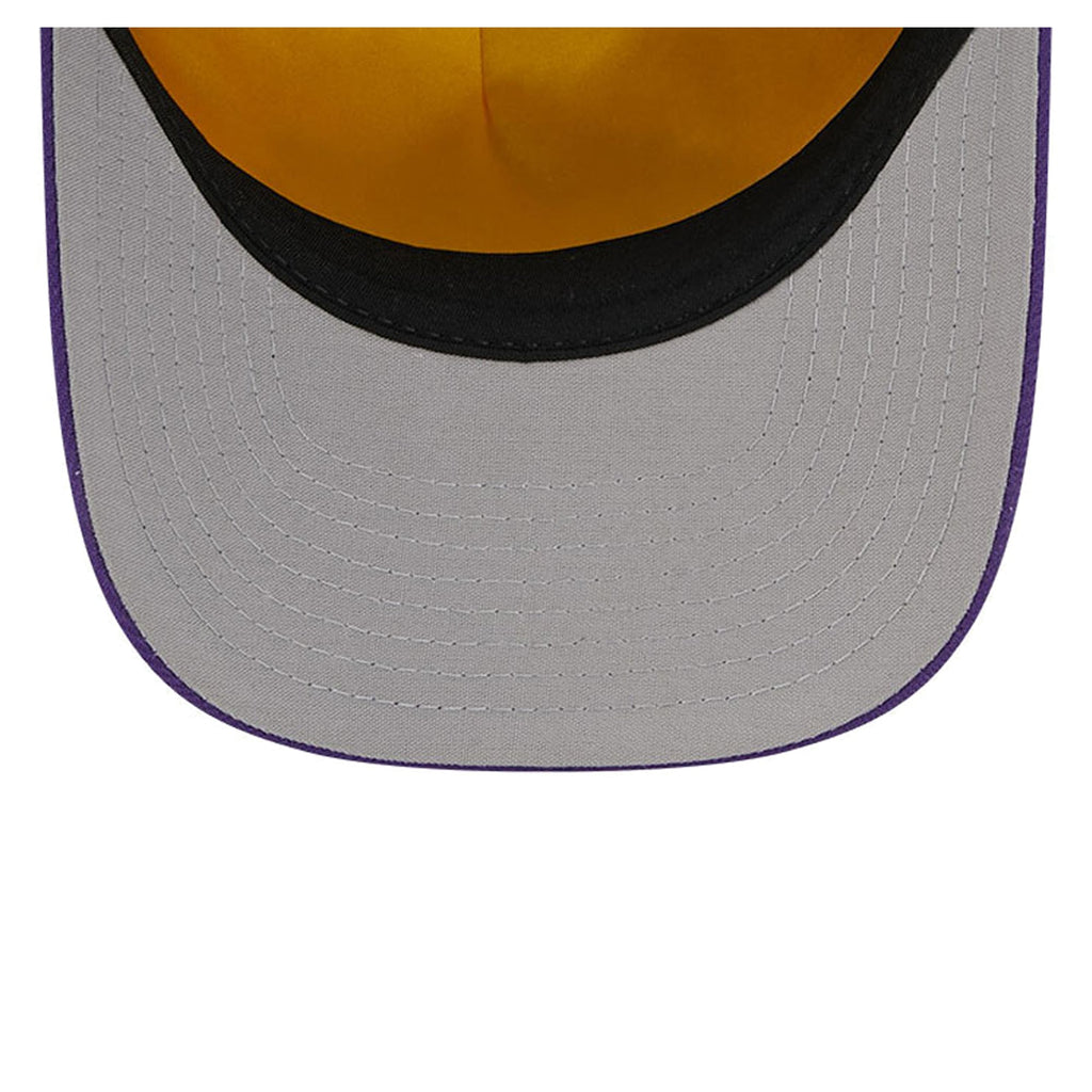 Men's Los Angeles Lakers  New Era White/Purple 2025 NBA Tip Off M-Crown A-Frame 9FORTY Adjustable Hat