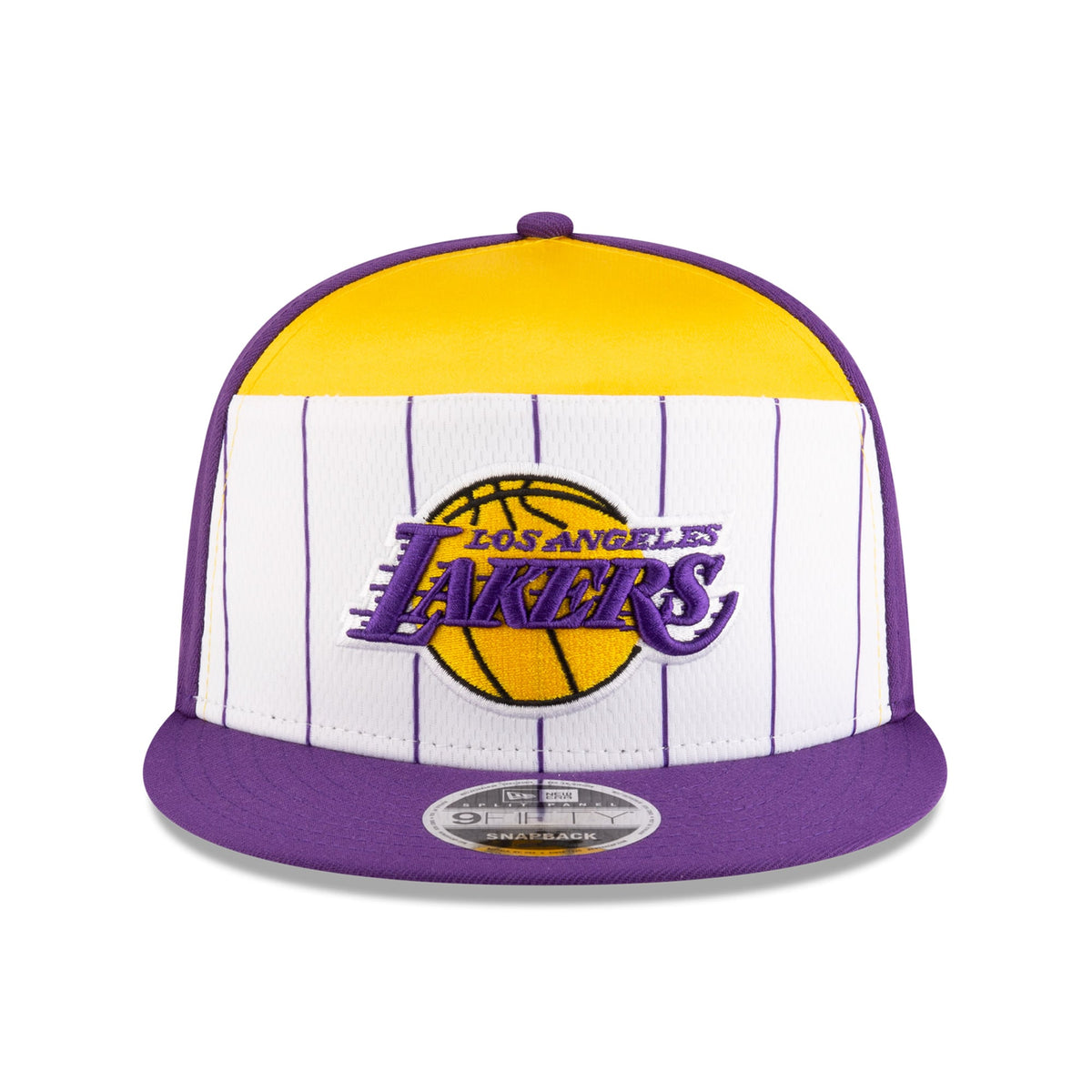 Men's Los Angeles Lakers  New Era White/Purple 2025 NBA Tip Off Split Panel 9FIFTY Snapback Hat