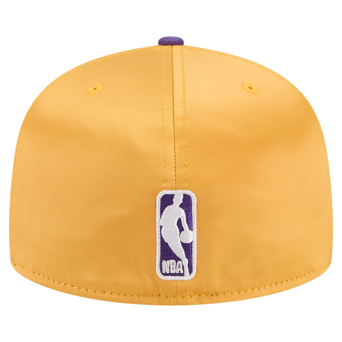 Men's Los Angeles Lakers New Era Gold/Purple Satin Two-Tone 59FIFTY Fitted Hat