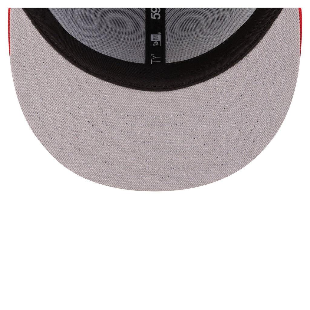 Men's Philadelphia 76ers  New Era Royal/Red 80s Throwback 59FIFTY Fitted Hat