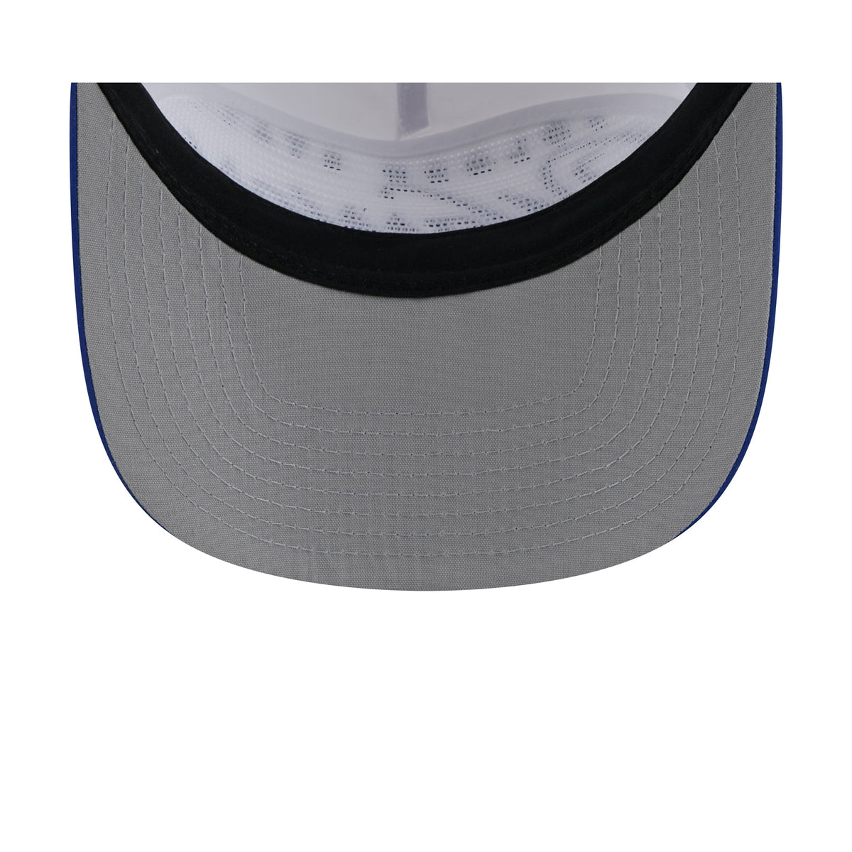 Men's Golden State Warriors New Era White/Royal 2025 NBA Draft On-Stage Nylon 19TWENTY Adjustable Hat
