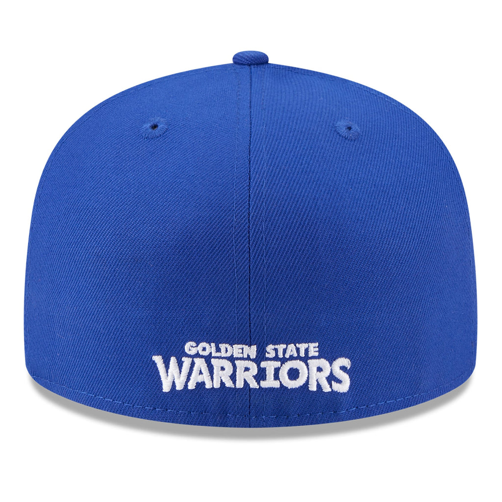Men's Golden State Warriors  New Era White/Royal 2025 NBA Tip Off Split Panel 59FIFTY Fitted Hat