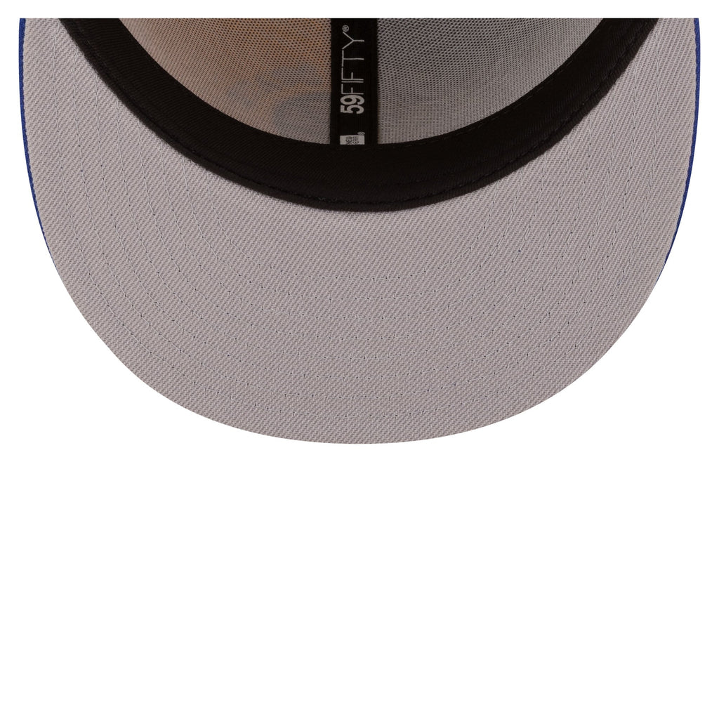 Men's Golden State Warriors  New Era Gold/Royal 80s Throwback Pinwheel 59FIFTY Fitted Hat
