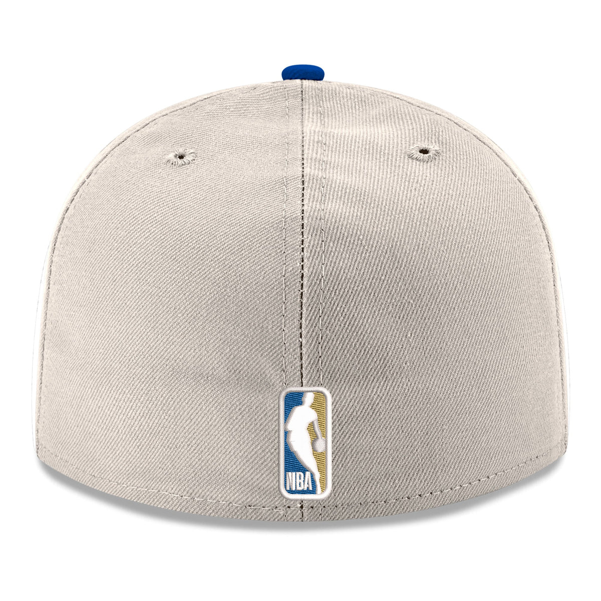 Men's Golden State Warriors  New Era Gray/Royal Chrome 59FIFTY Fitted Hat