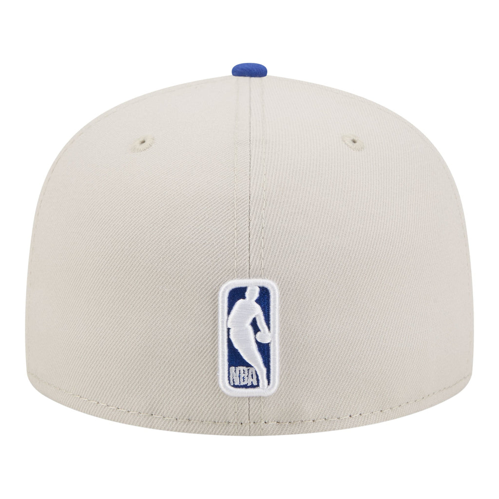 Men's Golden State Warriors  New Era Tan/Royal Localized City Icon 59FIFTY Fitted Hat