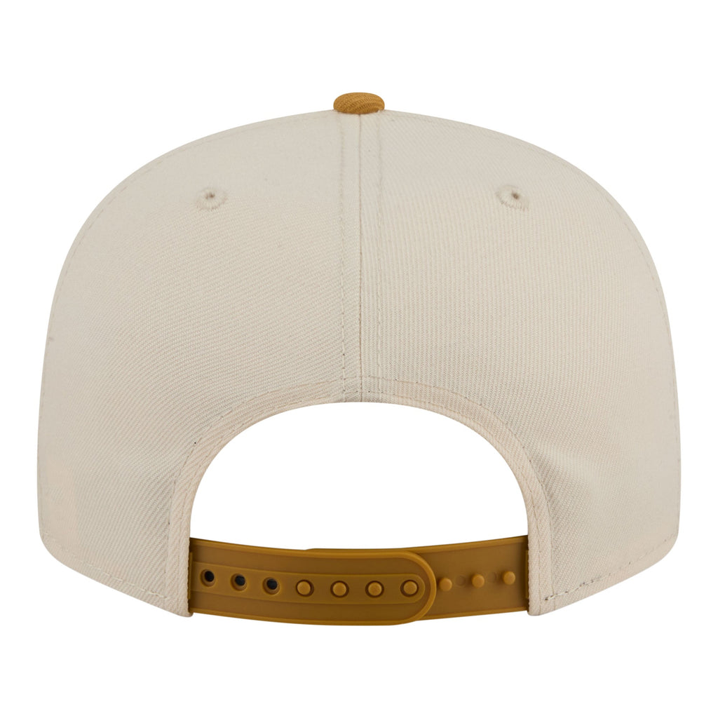 Men's Golden State Warriors  New Era Cream/Tan Two-Tone Color Pack 9FIFTY Snapback Hat