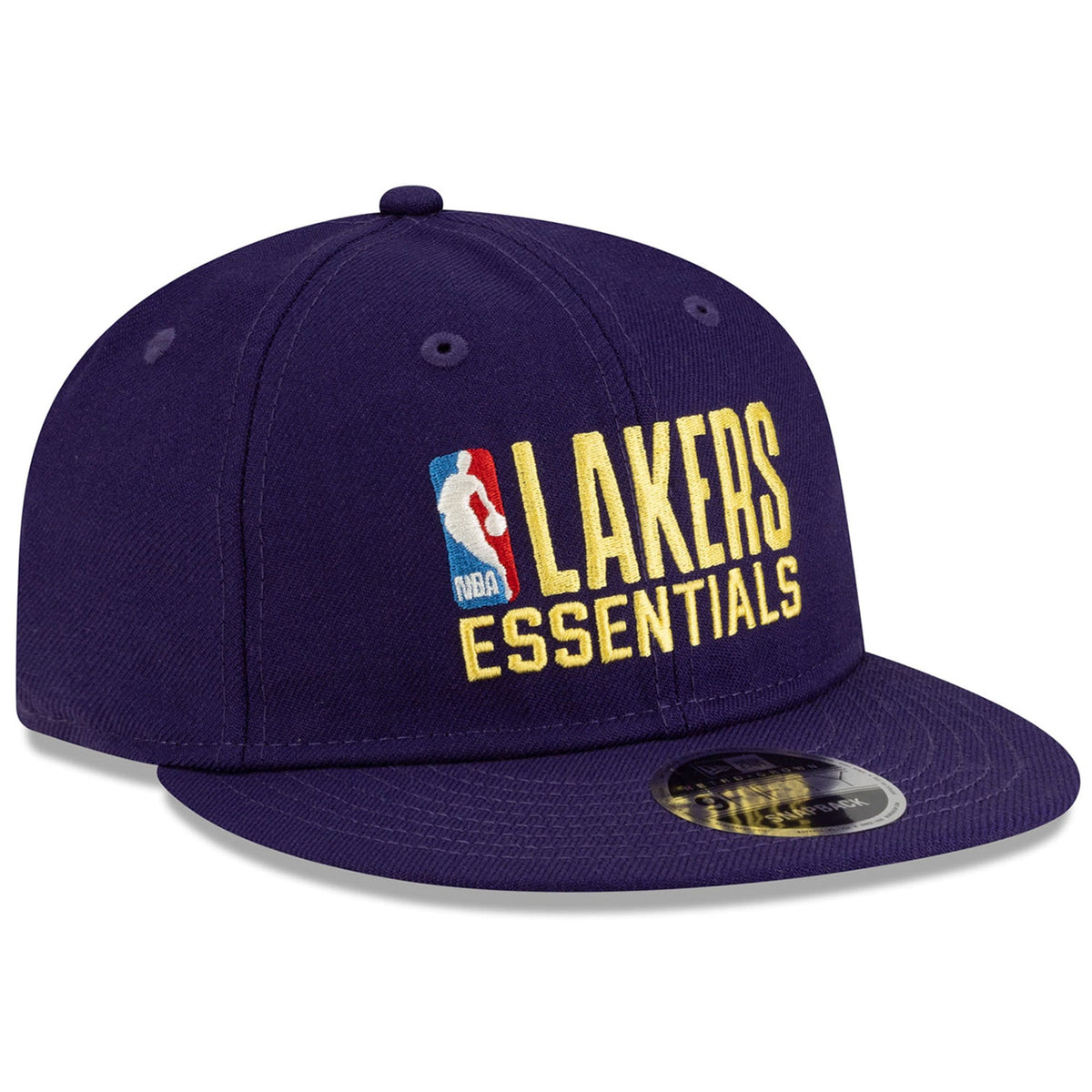 Unisex Los Angeles Lakers  Fear of God Purple Essentials 9FIFTY Snapback Hat