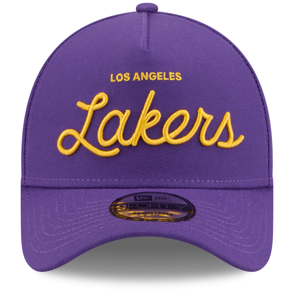 Unisex Los Angeles Lakers New Era x Malbon Golf Purple 9FORTY A-Frame Adjustable Hat
