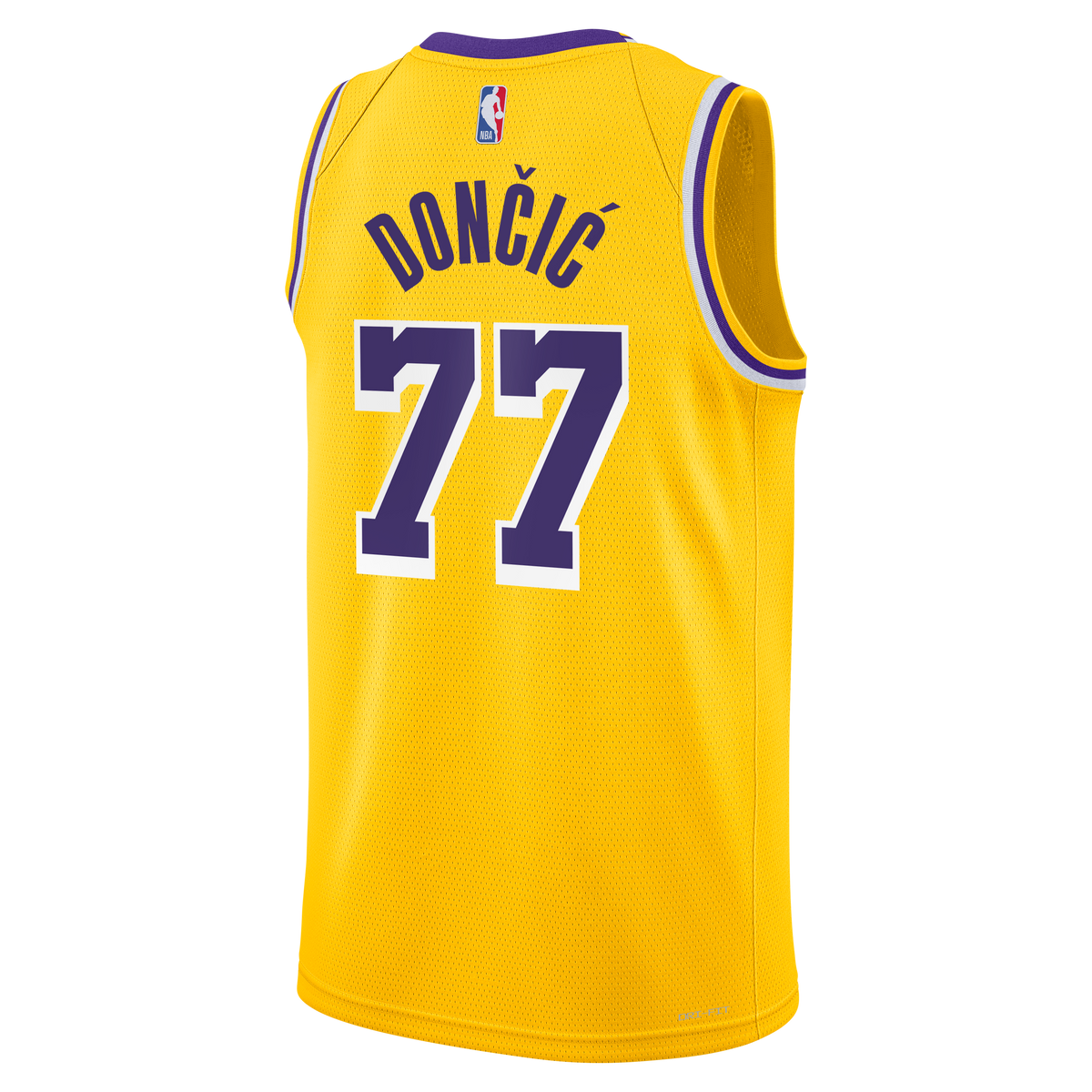 Unisex Los Angeles Lakers Luka Dončić Nike Gold Swingman Jersey - Icon Edition