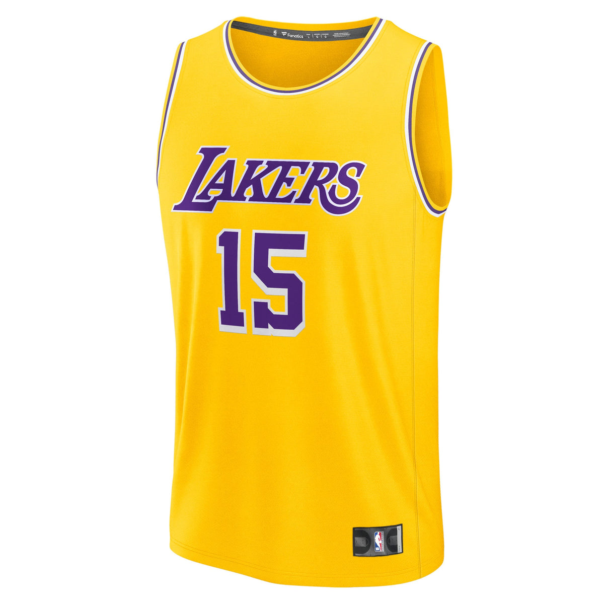 Youth Los Angeles Lakers Austin Reaves Fanatics Gold Fast Break Replica Jersey - Icon Edition