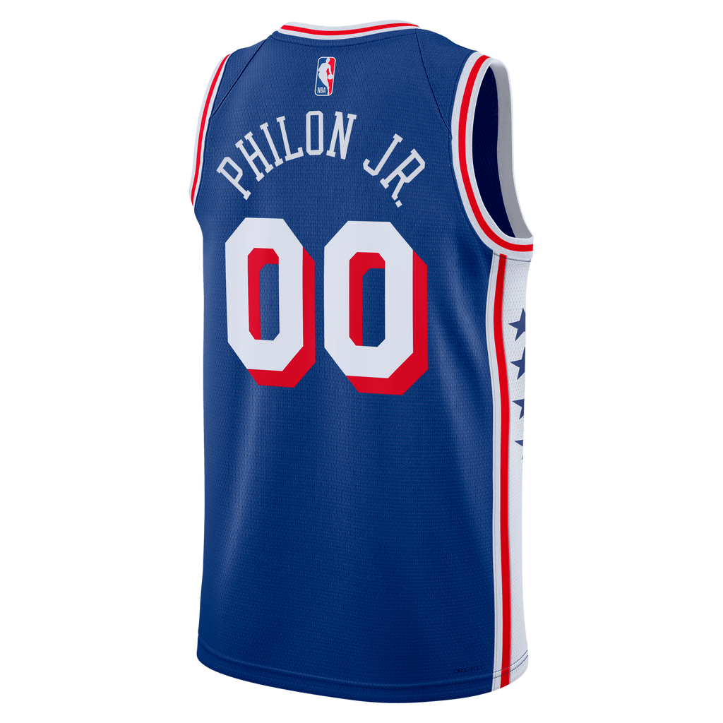 Youth Philadelphia 76ers Labaron Philon Jr. Nike Royal Swingman Jersey - Icon Edition